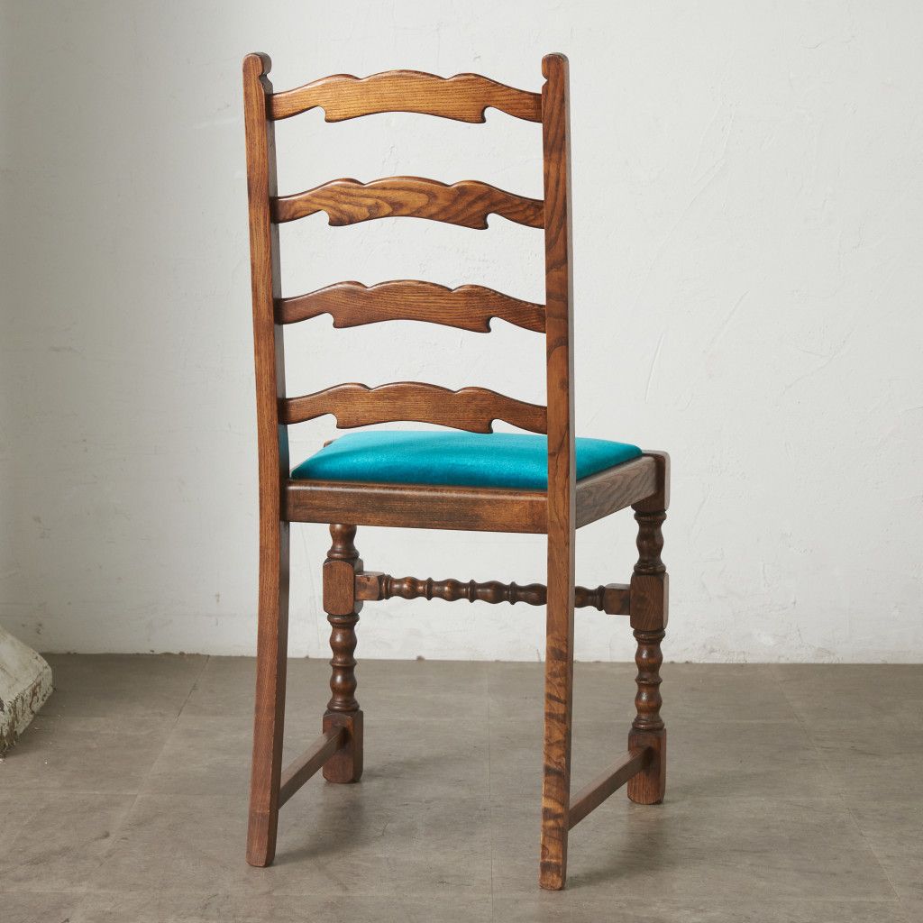 張替済 英国 アンティーク ラダーバック チェア 椅子 ハイバック