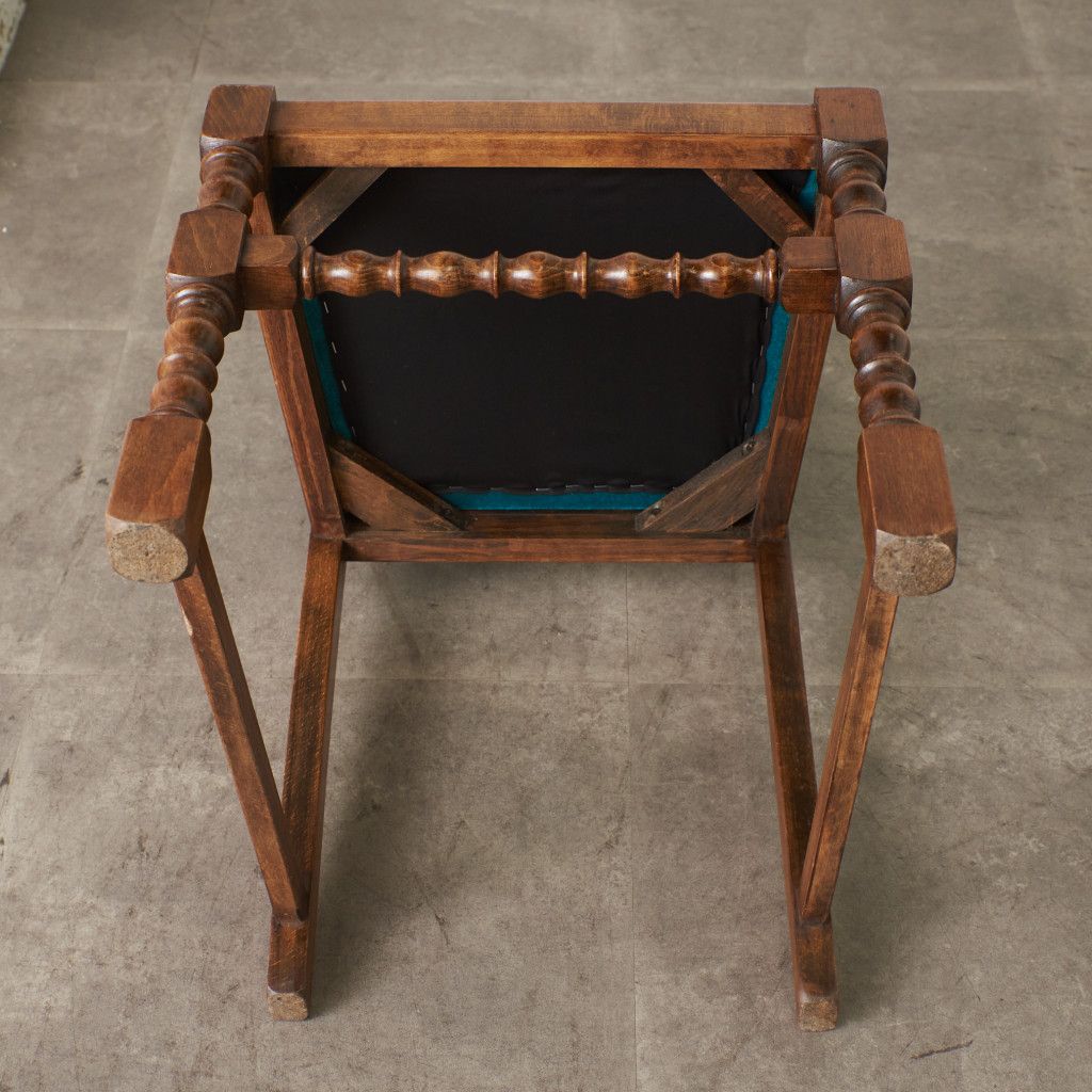 張替済 英国 アンティーク ラダーバック チェア 椅子 ハイバック