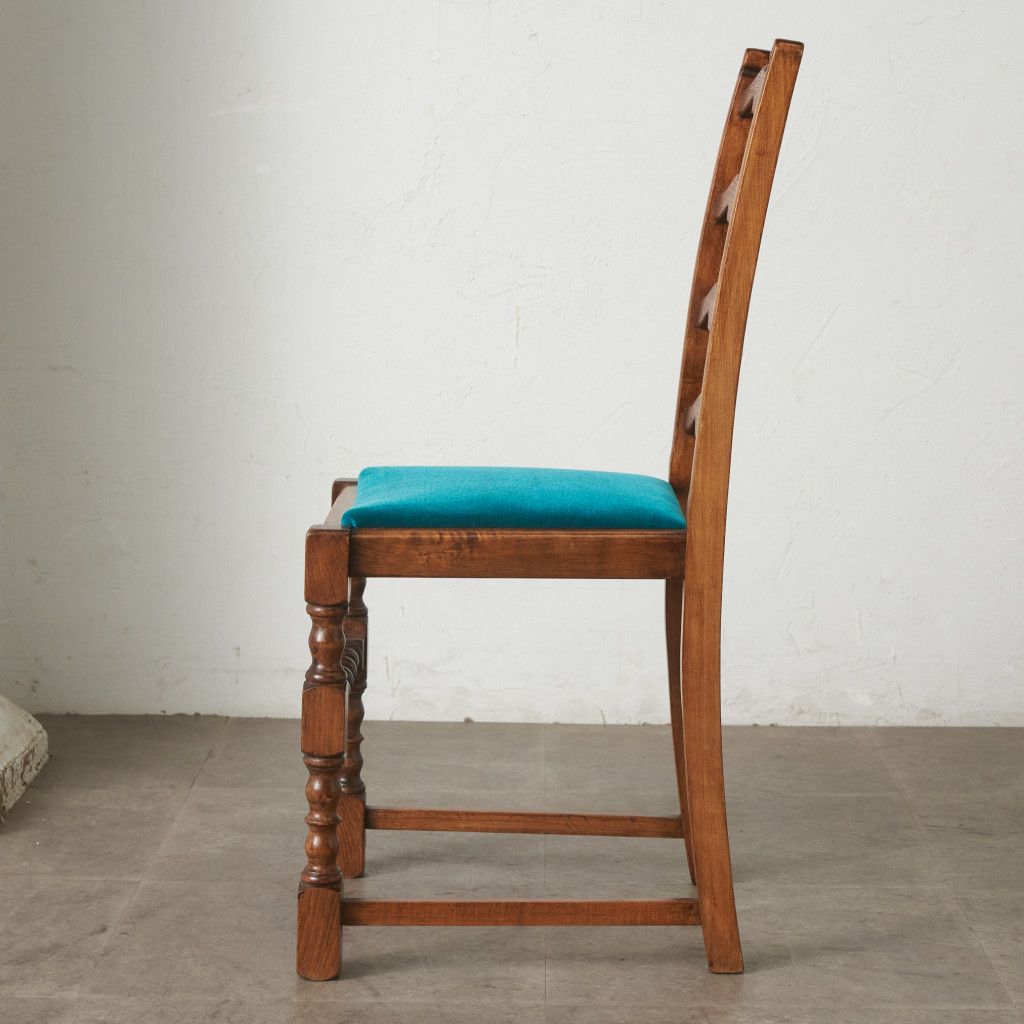 張替済 英国 アンティーク ラダーバック チェア 椅子 ハイバック