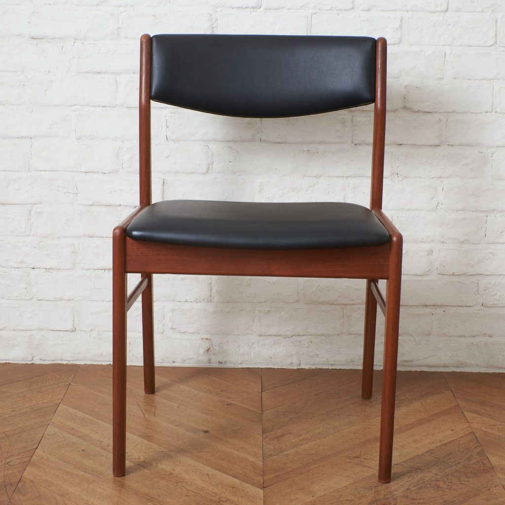 張替済 デンマーク ヴィンテージ ダイニングチェア 食卓 椅子 チーク