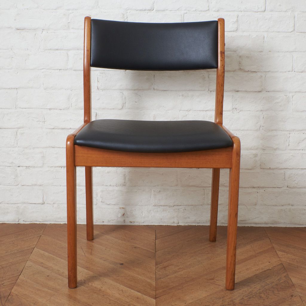 張替済 デンマーク ヴィンテージ ダイニングチェア オーク 無垢材 イス