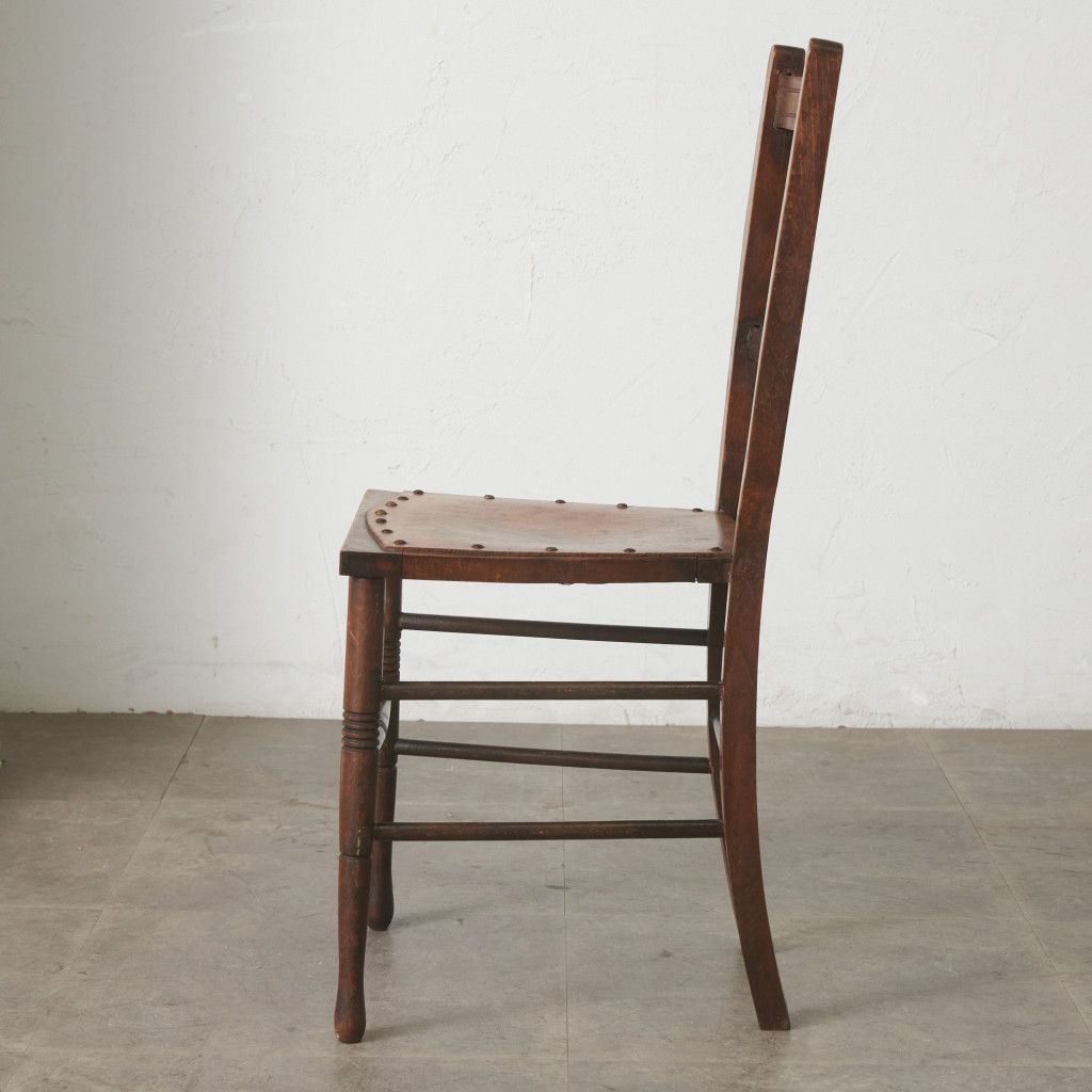 英国 アンティーク キッチンチェア ビーチ 無垢材 チェア 椅子