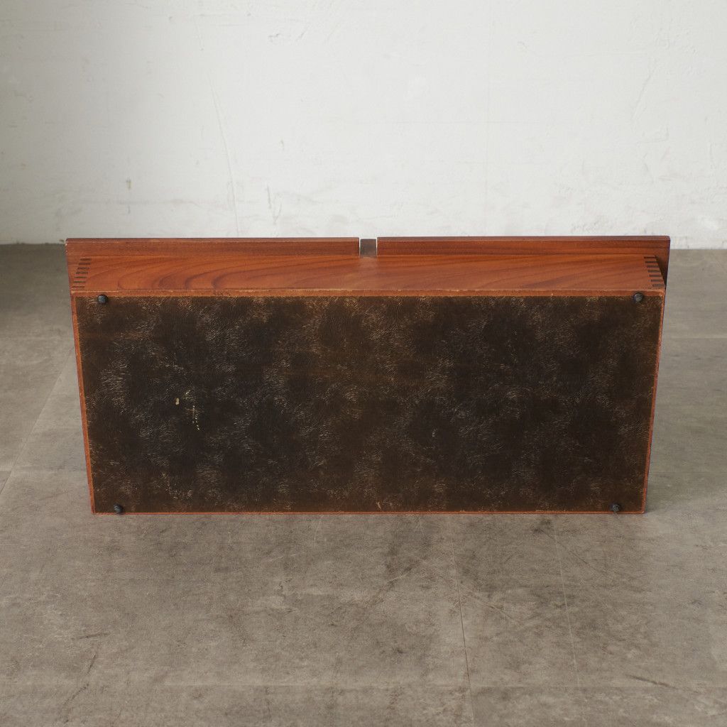 英国 SANENWOOD ヴィンテージ カトラリーボックス 木製 キャビネット