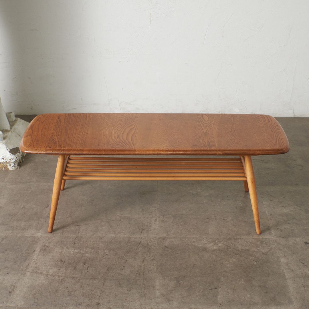 ercol ヴィンテージ コーヒーテーブル 英国 アーコール エルム 無垢材