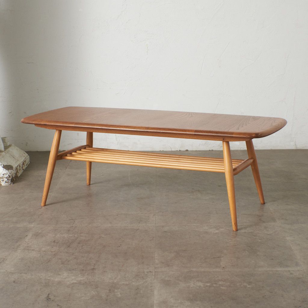 ercol ヴィンテージ コーヒーテーブル 英国 アーコール エルム 無垢材
