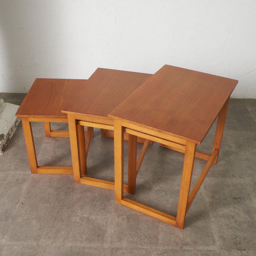 イギリス ヴィンテージ ネストテーブル 北欧 スタイル サイドテーブル