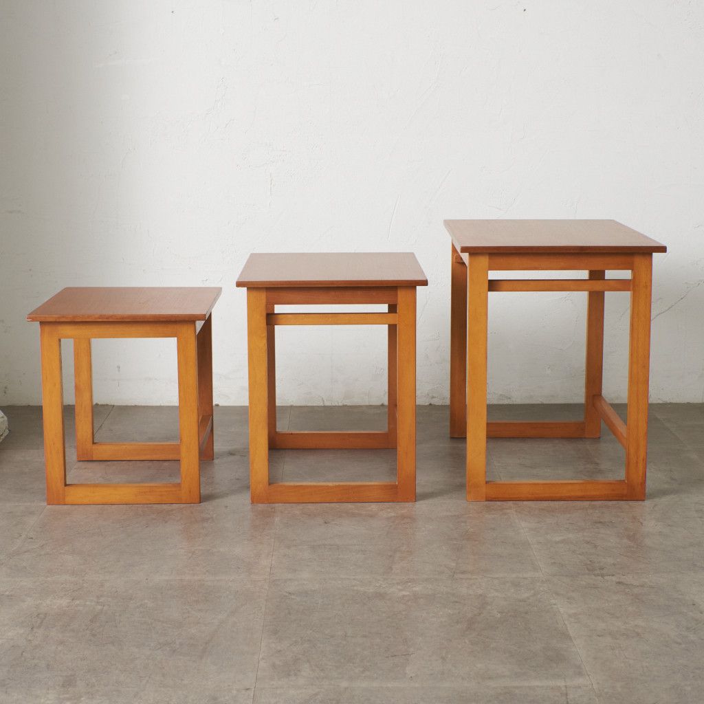 イギリス ヴィンテージ ネストテーブル 北欧 スタイル サイドテーブル