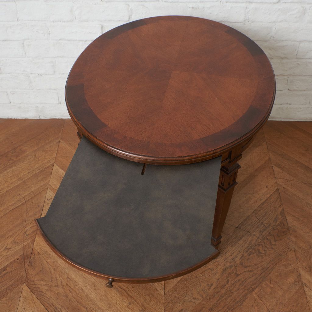 定価31万 Drexel Heritage ランプテーブル 盆引出付 Francesca サイド