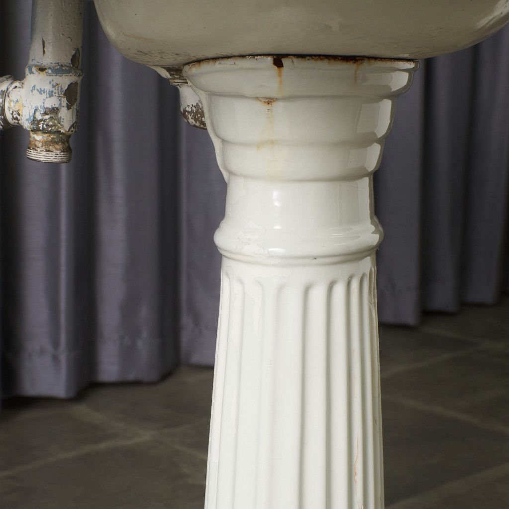 クラシック ウォッシュスタンド 洗面台 ヴィンテージ 琺瑯 ホーロー