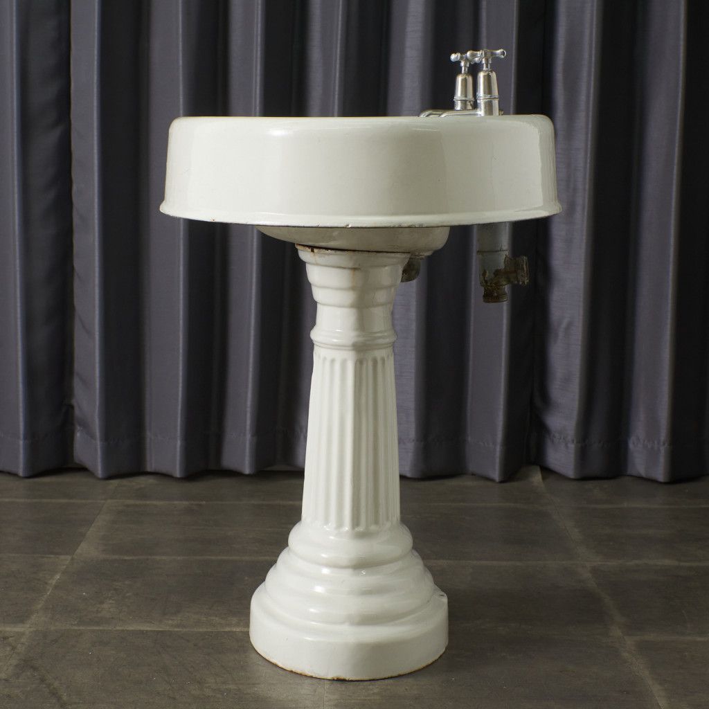 クラシック ウォッシュスタンド 洗面台 ヴィンテージ 琺瑯 ホーロー