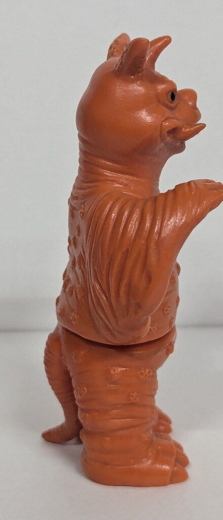  ブルマァク ミニ チャンドラー 95 mm 橙成型 銀塗装 95ｍｍ ウルトラマン キャラクター玩具