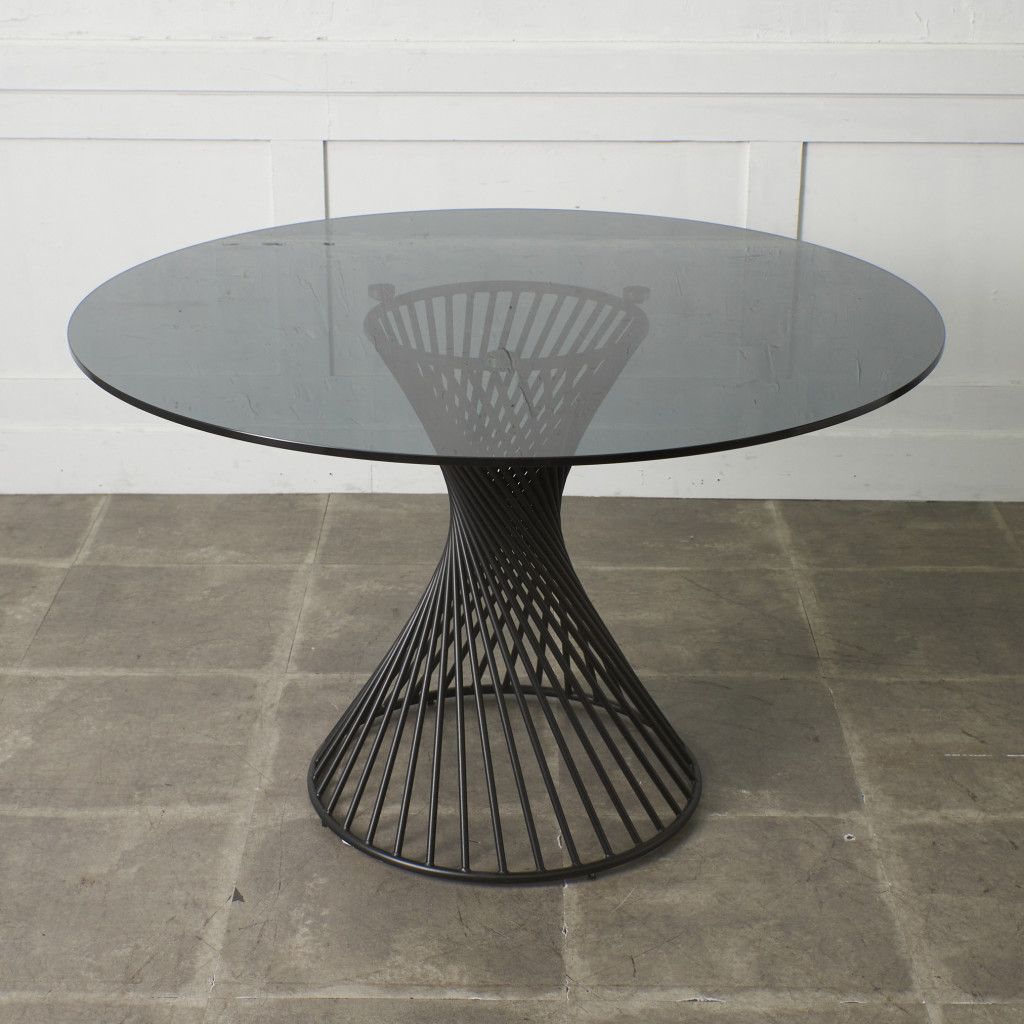 定価22万 Calligaris ヴォルテックス ガラス ダイニングテーブル