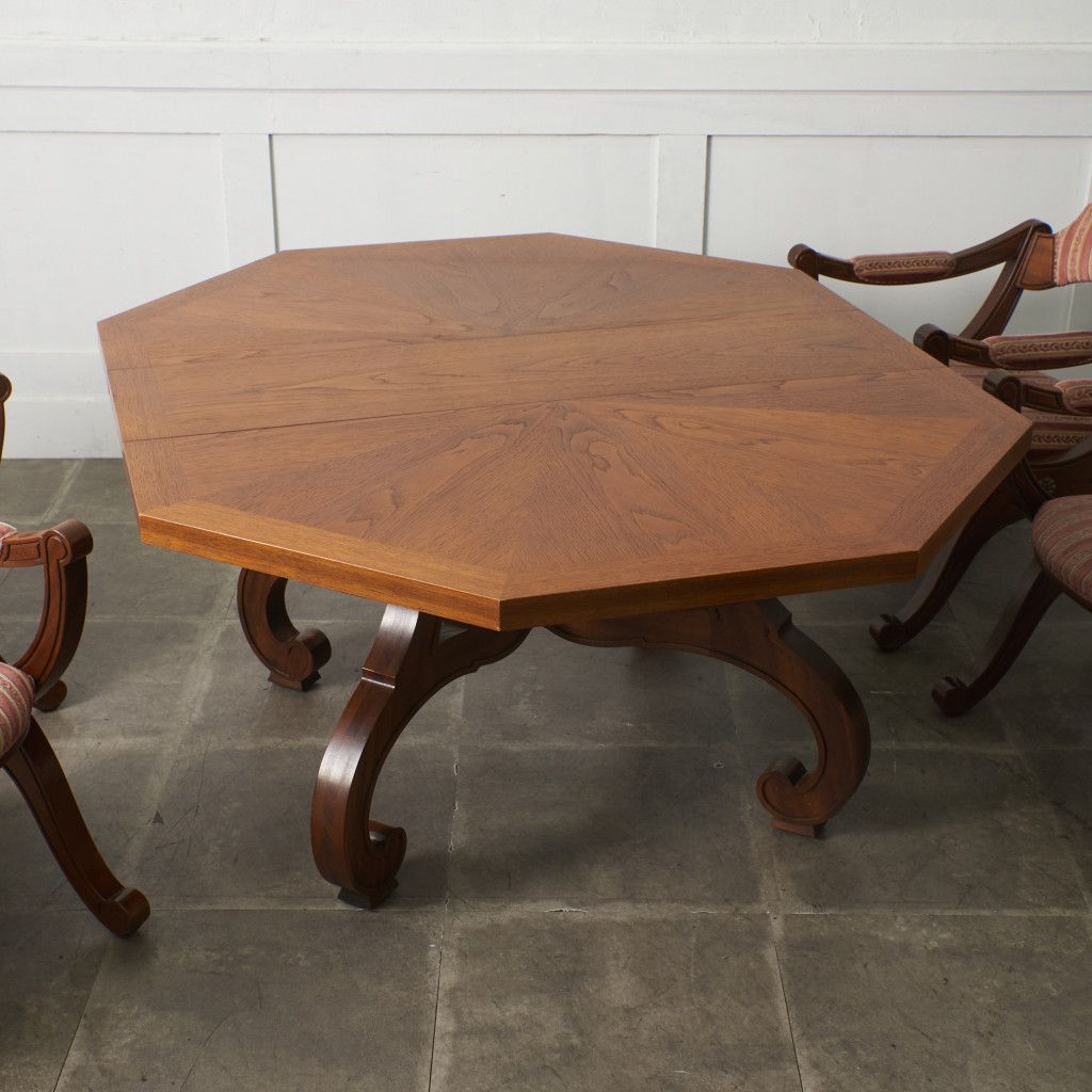 Drexel Heritage パーティーテーブル 伸長式 拡張 ダイニングテーブル