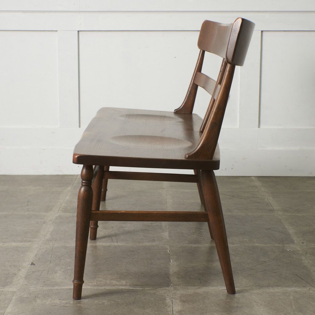 飛騨高山 柏木工 ベンチ WILDERNESS オーク 無垢材 ペーパーコード