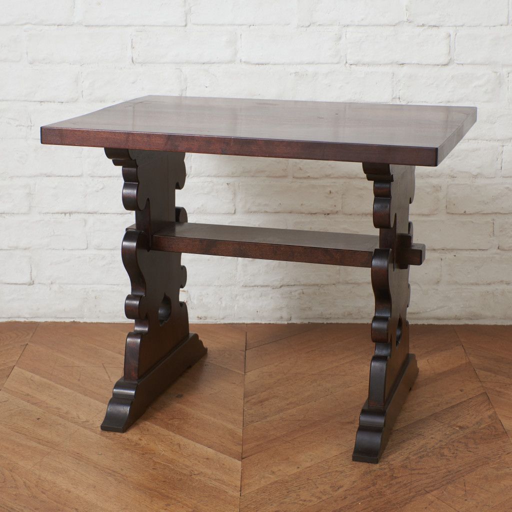 定価13万 松本民芸家具 #14型茶卓 II サイドテーブル ミズメザクラ