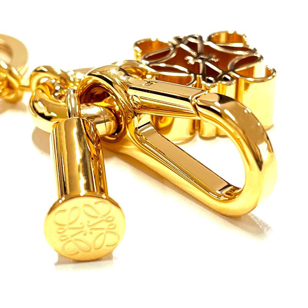 未使用品　正規品LOEWE アナグラムチャーム 新品 LOEWE ロエベ C554231X33 8130 ANAGRAM アナグラム キーリング