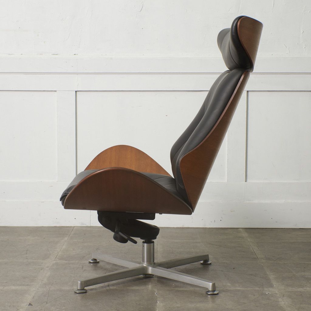 送料別売】富士ファニチア Oceans リクライニングチェア & スツール