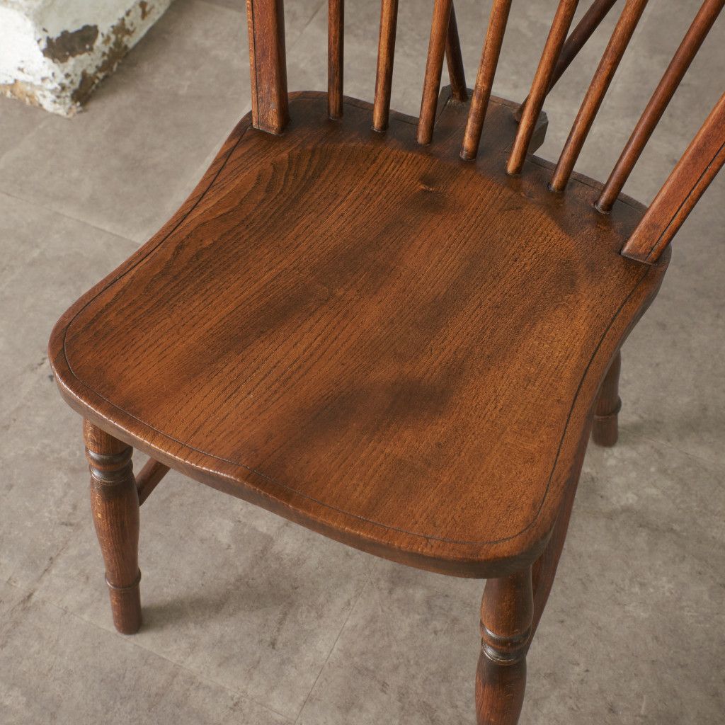 ④　英国　イギリス　クラシック　クラシカル　フープバックチェア　オーク材　NI ④ 英国 イギリス クラシック クラシカル フープバックチェア オーク材