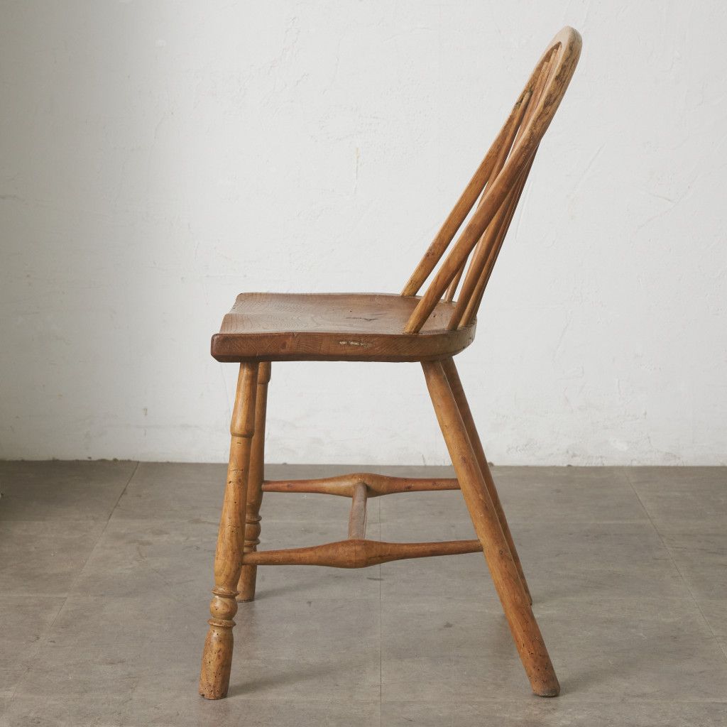 英国 アンティーク ウィンザーチェア フープバック チェア 木製 曲木