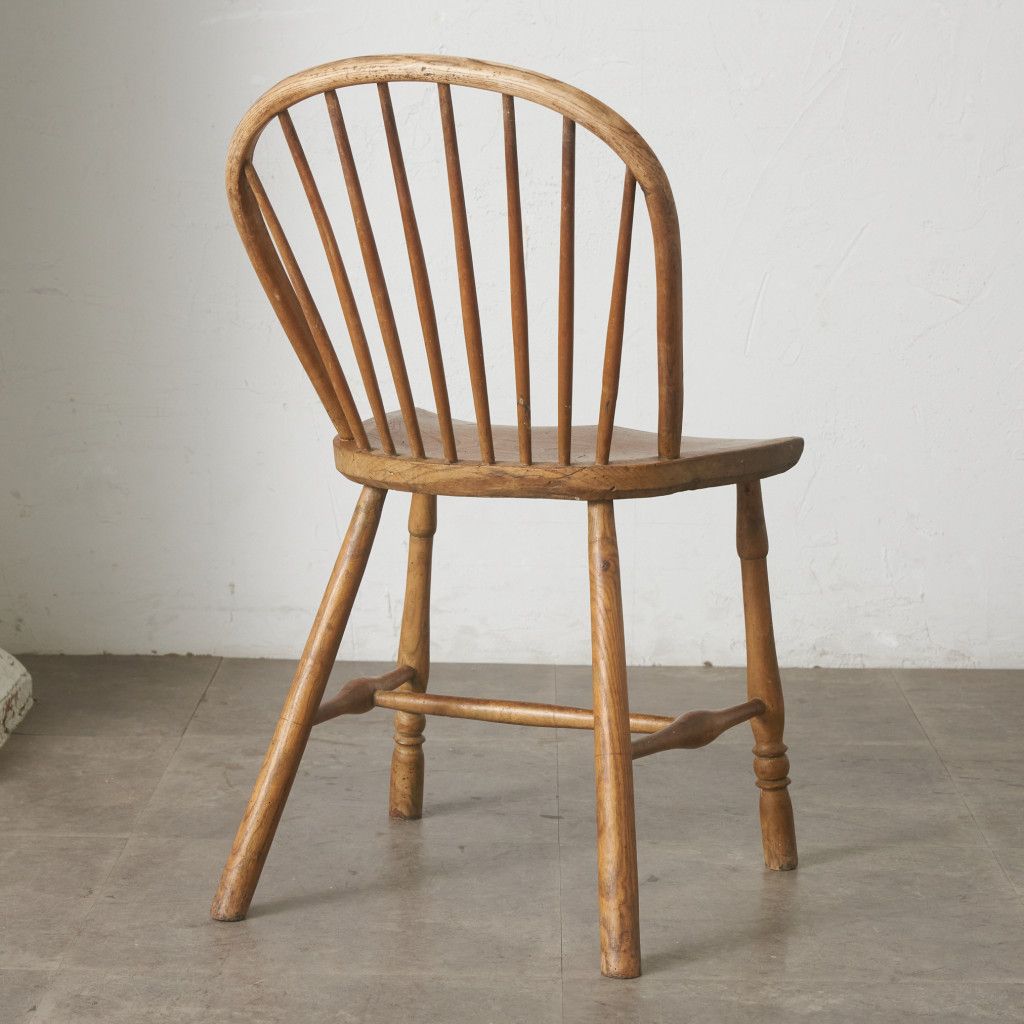 英国 アンティーク ウィンザーチェア フープバック チェア 木製 曲木