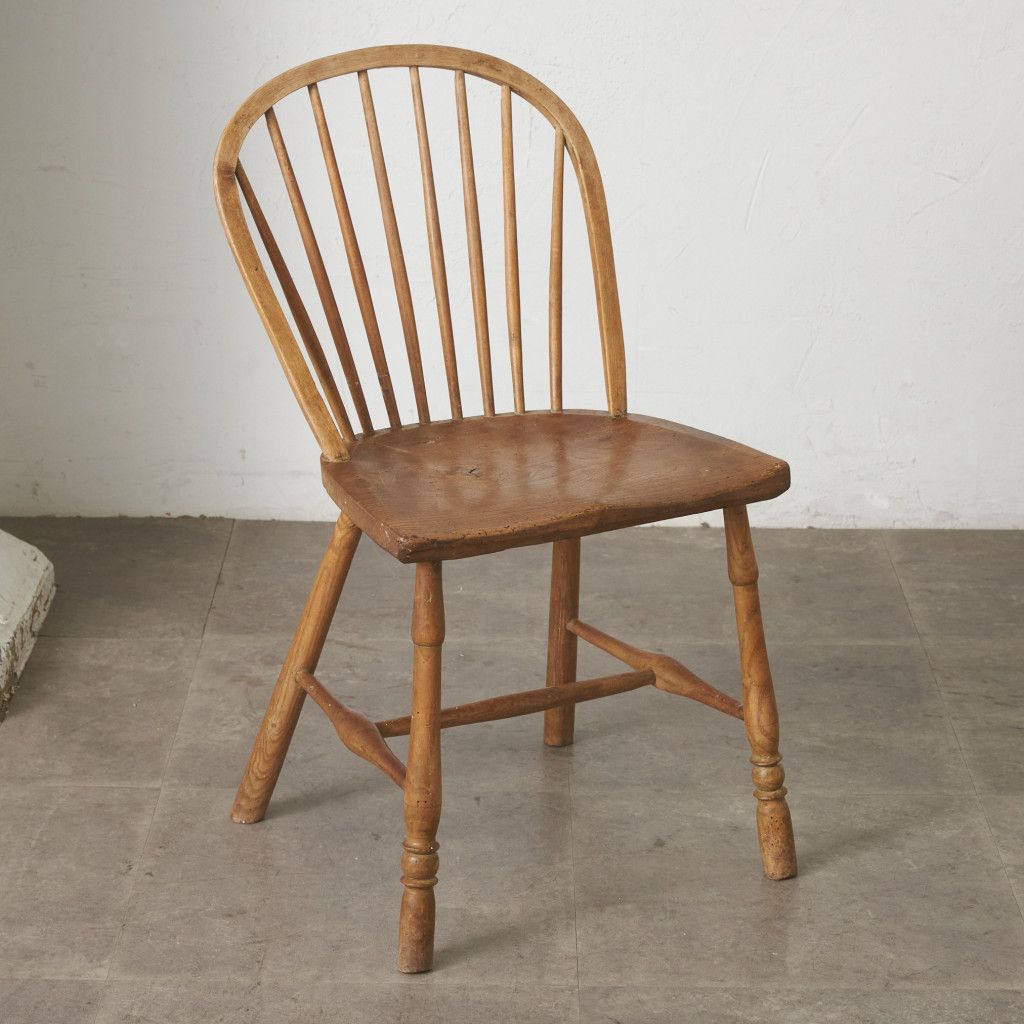 英国 アンティーク ウィンザーチェア フープバック チェア 木製 曲木