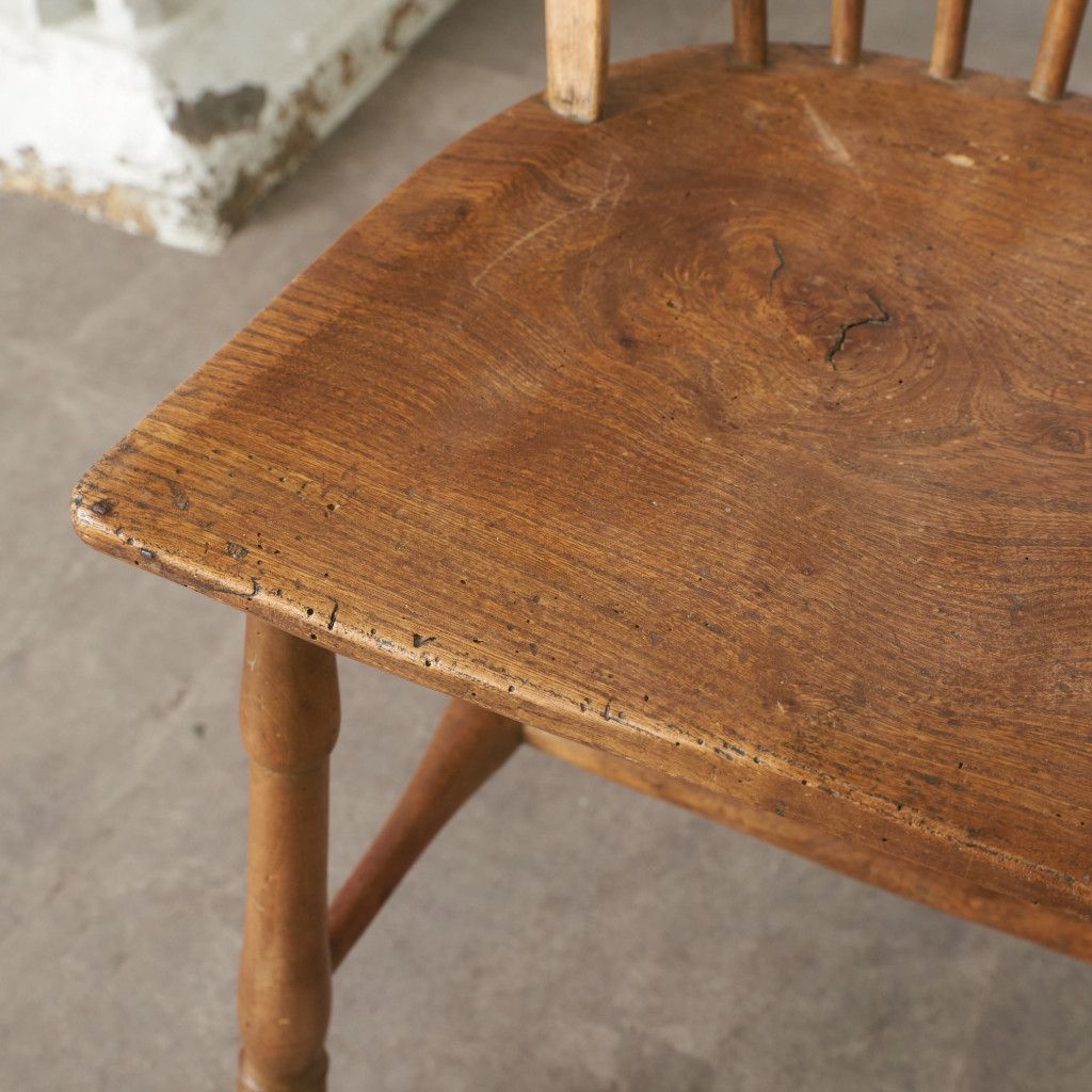 英国 アンティーク ウィンザーチェア フープバック チェア 木製 曲木