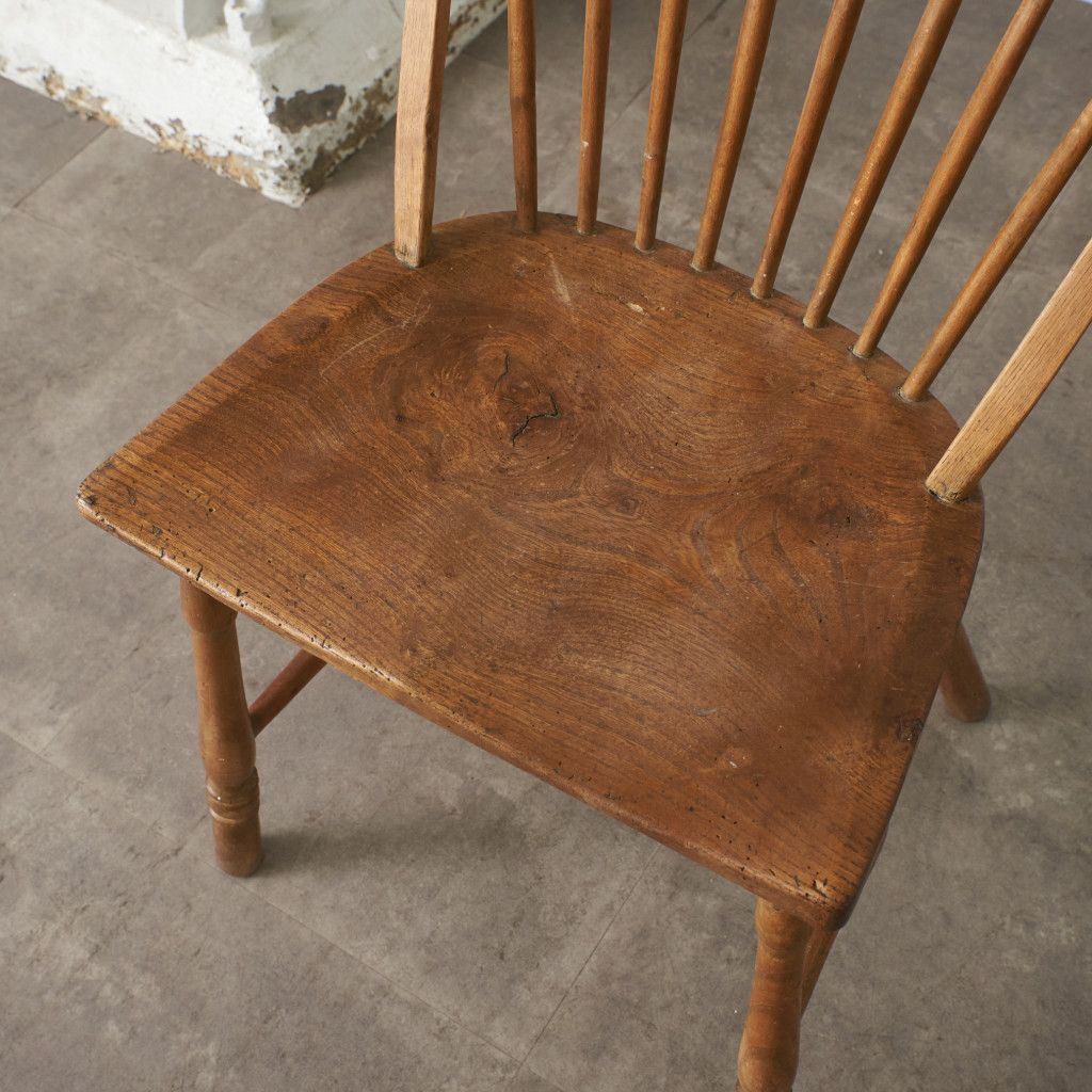 英国 アンティーク ウィンザーチェア フープバック チェア 木製 曲木