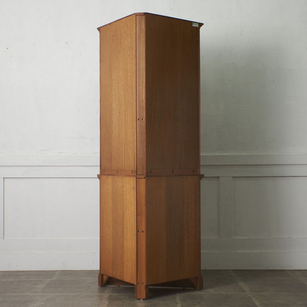 Ercol コーナーキャビネット ガラス 飾り棚 エルム 食器棚 ブック