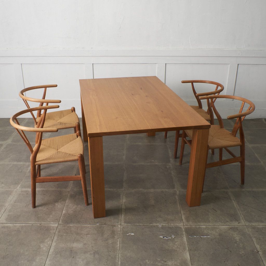 CRASH GATE デン ダイニングテーブル W1500 オーク 無垢材 木製 食卓