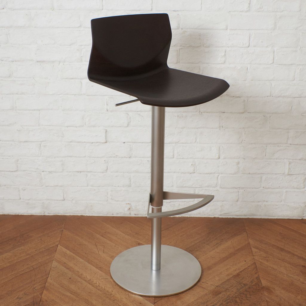 定10万 イタリア ラパルマ KAI ハイスツール 安積伸 オーク 昇降 椅子