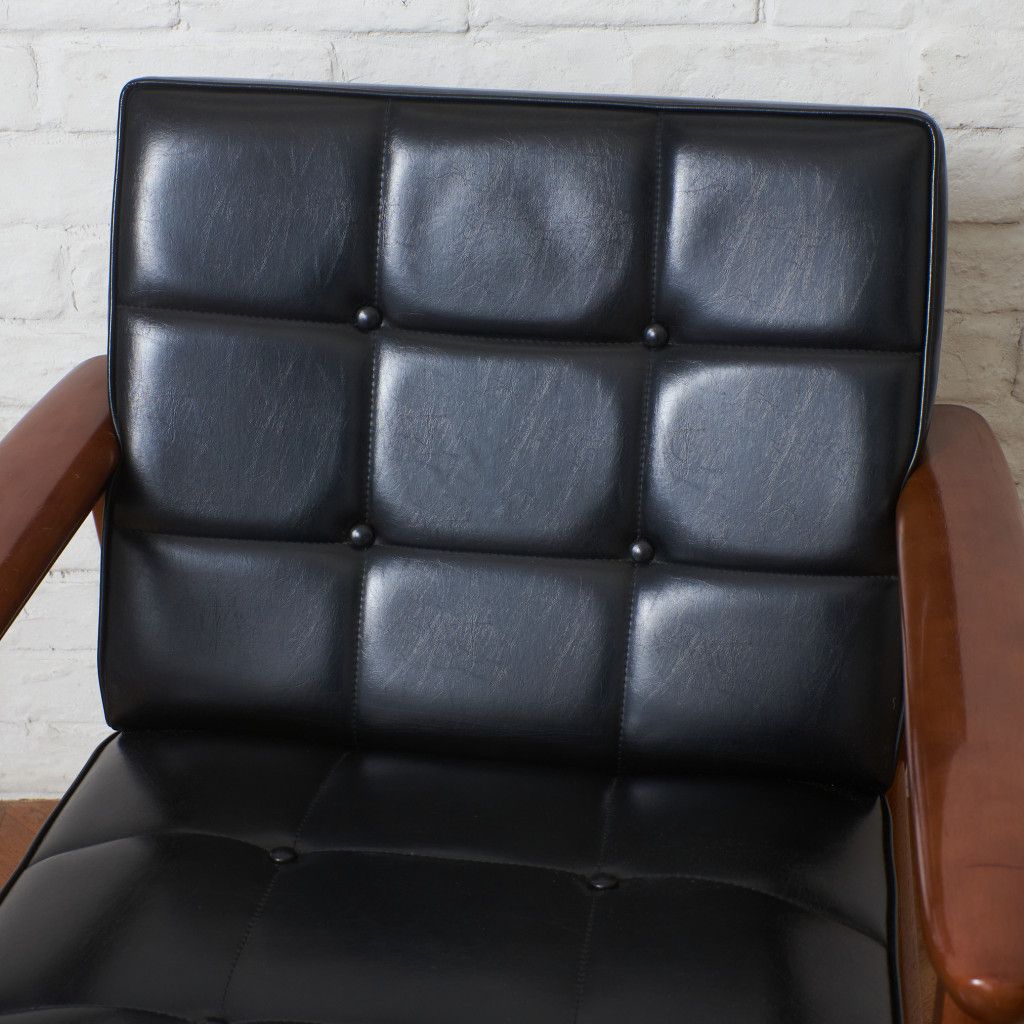  カリモク60 Kチェア 1シーター スタンダードブラック ヴィンテージ スタイル シングルソファ ラウンジチェア ソファ karimoku 96239 L字カウチ 2人掛け 3人掛けソファ ソファ ソファベッド