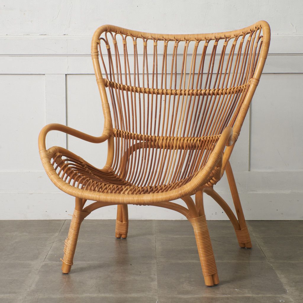 ラタン チェア 籐 ラタン 椅子 イージーチェア ラウンジチェア アーム