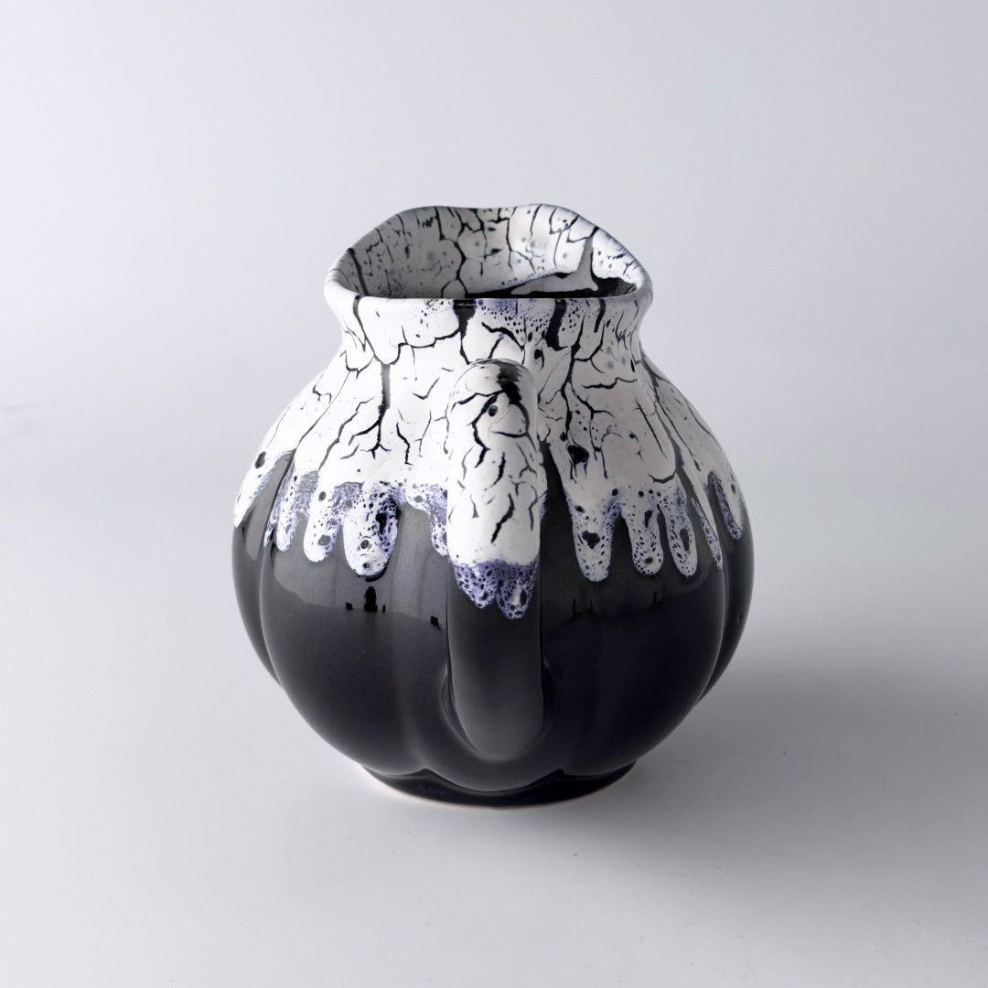 フランス FRANCE ヴィンテージ 陶器 フラワーベース ピッチャー 水差し