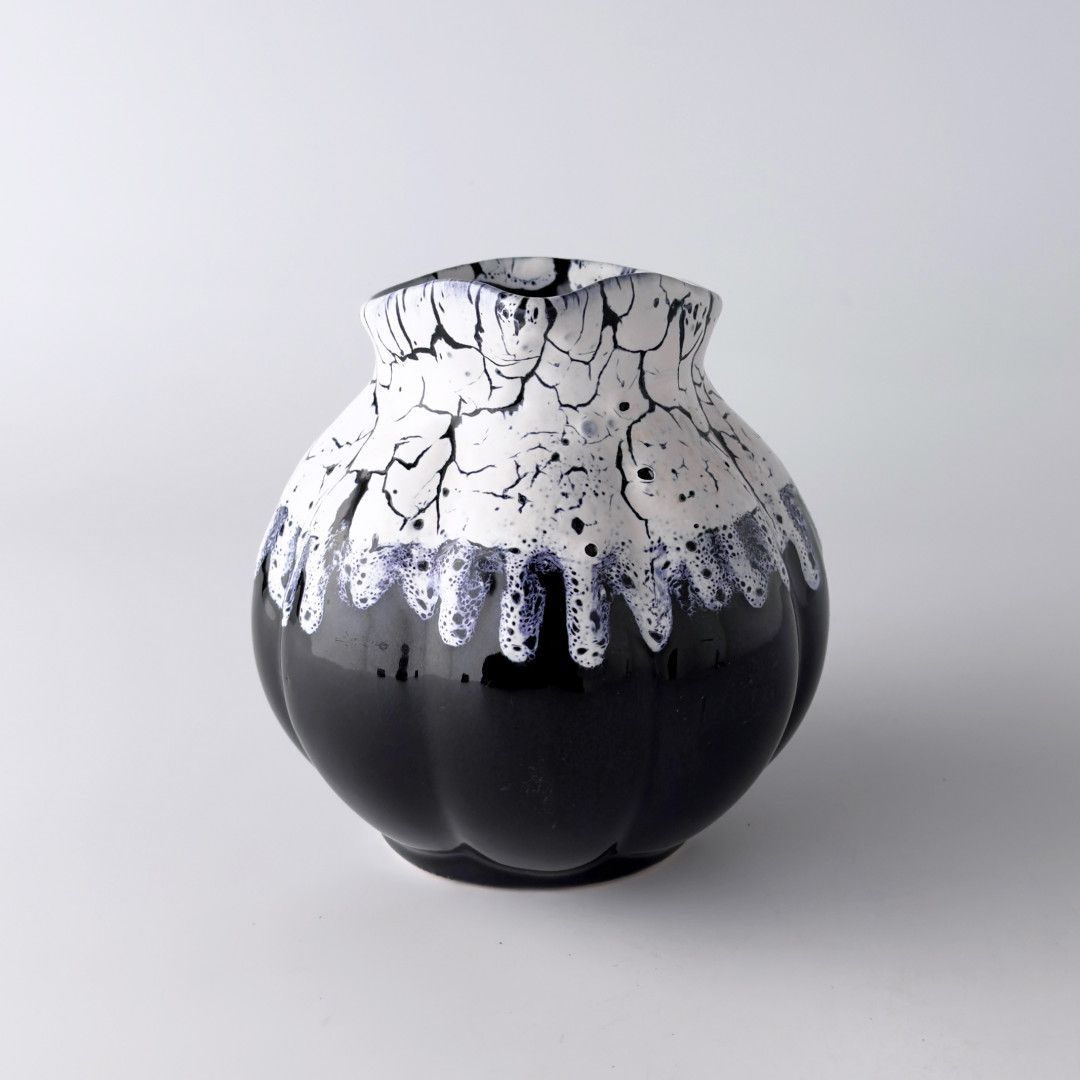 アンティーク　花器　花瓶　陶器　工芸品　オブジェ　作家物　ビンテージ　アート Amazon｜ヴィンテージアンティーク花瓶陶器ポット装飾装飾ポーチテレビ