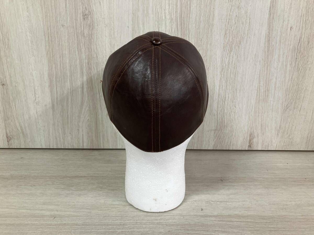atlast horse hide sport cap アットラスト AT LAST アットラスト SPORTS CAP HORSE HIDE レザーキャップ ブラウン