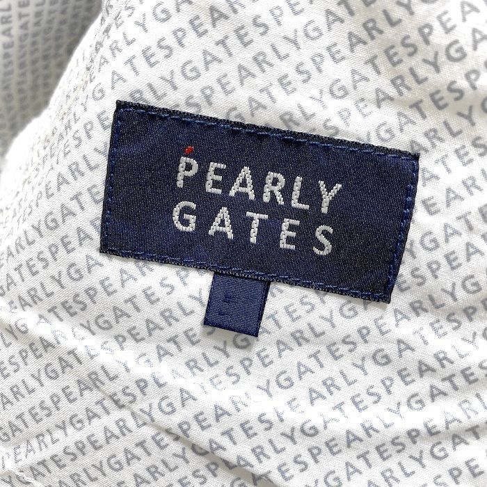 パーリーゲイツ ゴルフウェア ニット 総柄 刺繍 ニコちゃん 定価¥37400 PEARLY GATES パーリーゲイツ ゴルフ TOKE NICO ドライタッチ ルアン