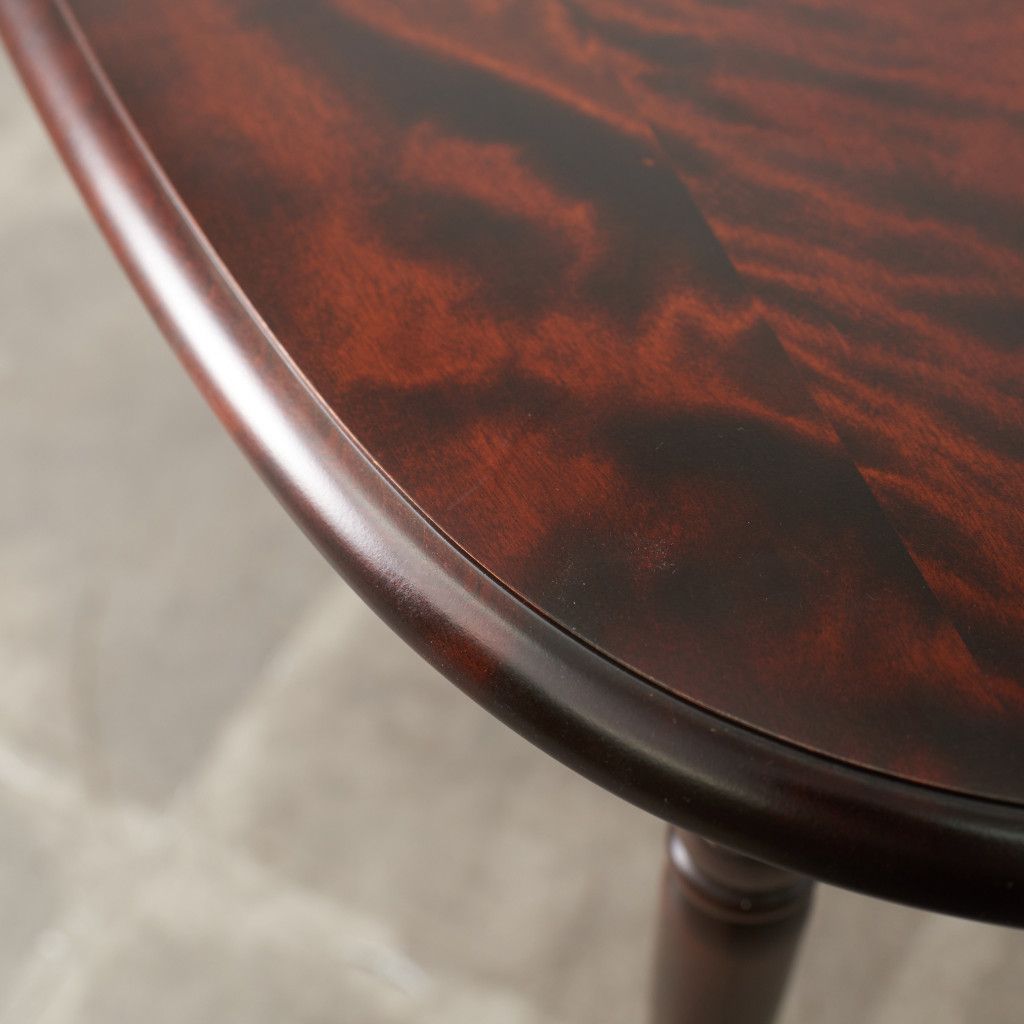 北海道民芸家具 オーバル ダイニングテーブル 樺 無垢材 W1510 楕円