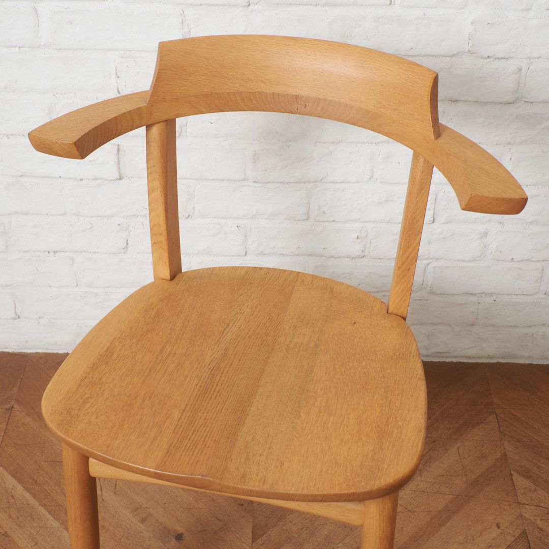 飛騨高山 柏木工 ソフィー アームチェア オーク 楢 無垢材 ダイニング