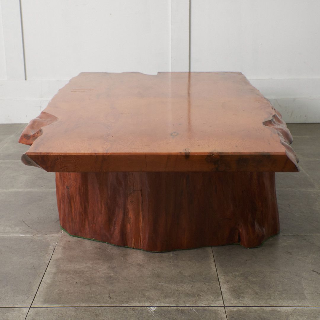 世界自然遺産 屋久杉 一枚板 座卓 テーブル ローテーブル ソファ