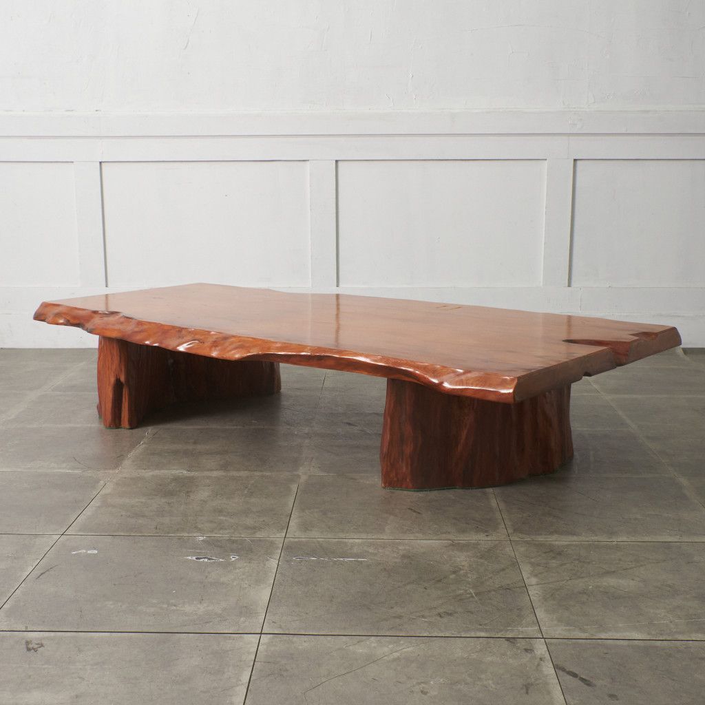 世界自然遺産 屋久杉 一枚板 座卓 テーブル ローテーブル ソファ