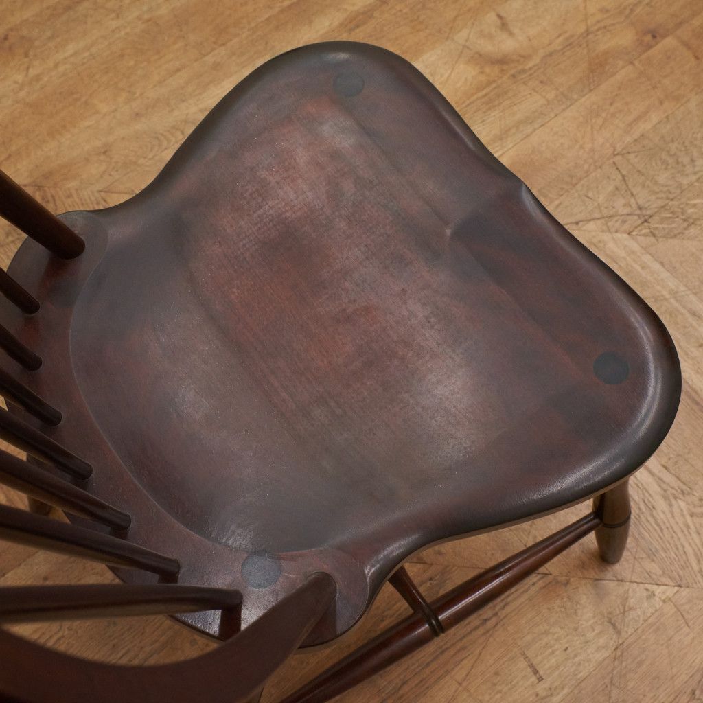 松本民芸家具 #72 リーチ型チェア ミズメザクラ 無垢材 ループバック