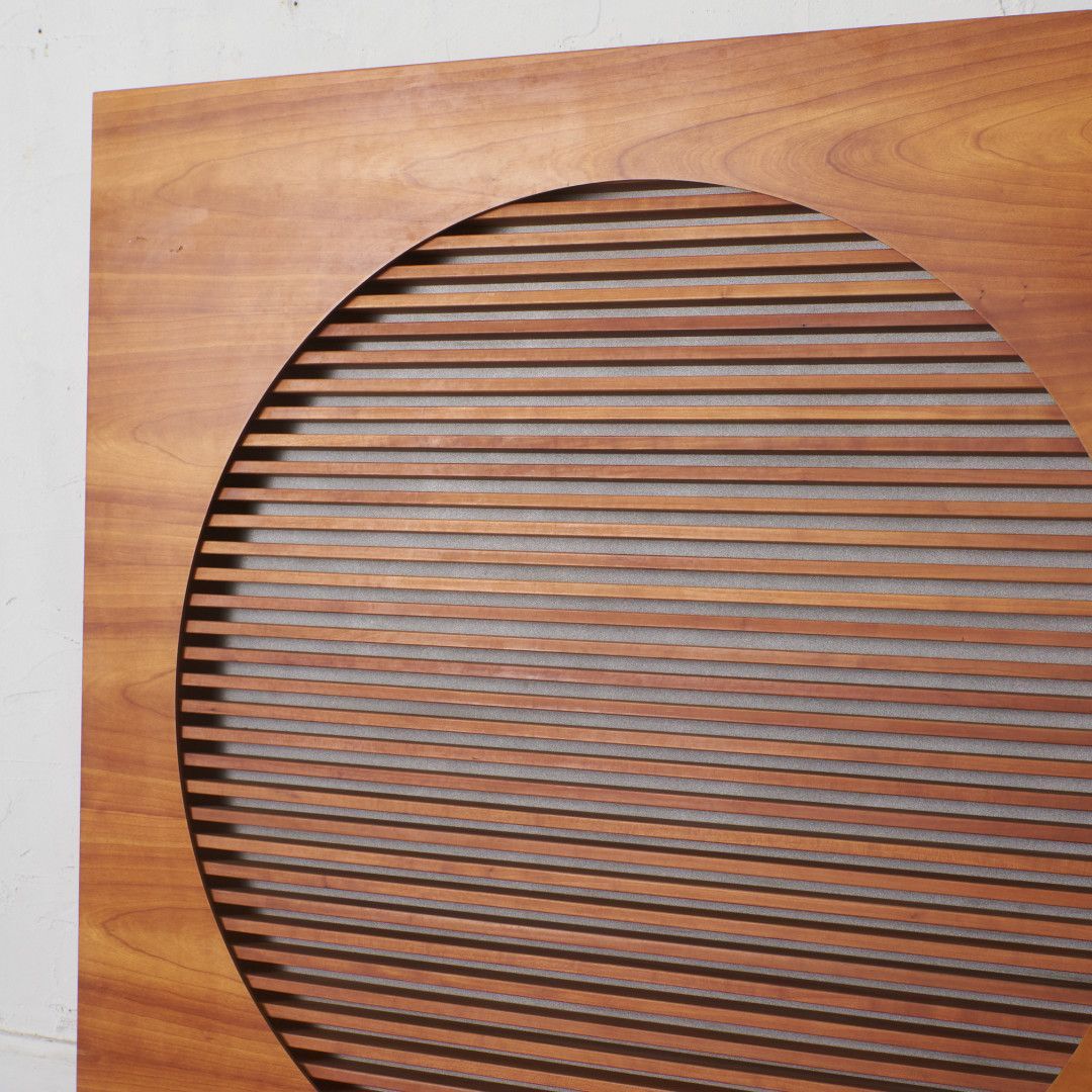 ポラダ 壁掛け CDラック チェリー 無垢材 WALL CD収納 収納棚 木製