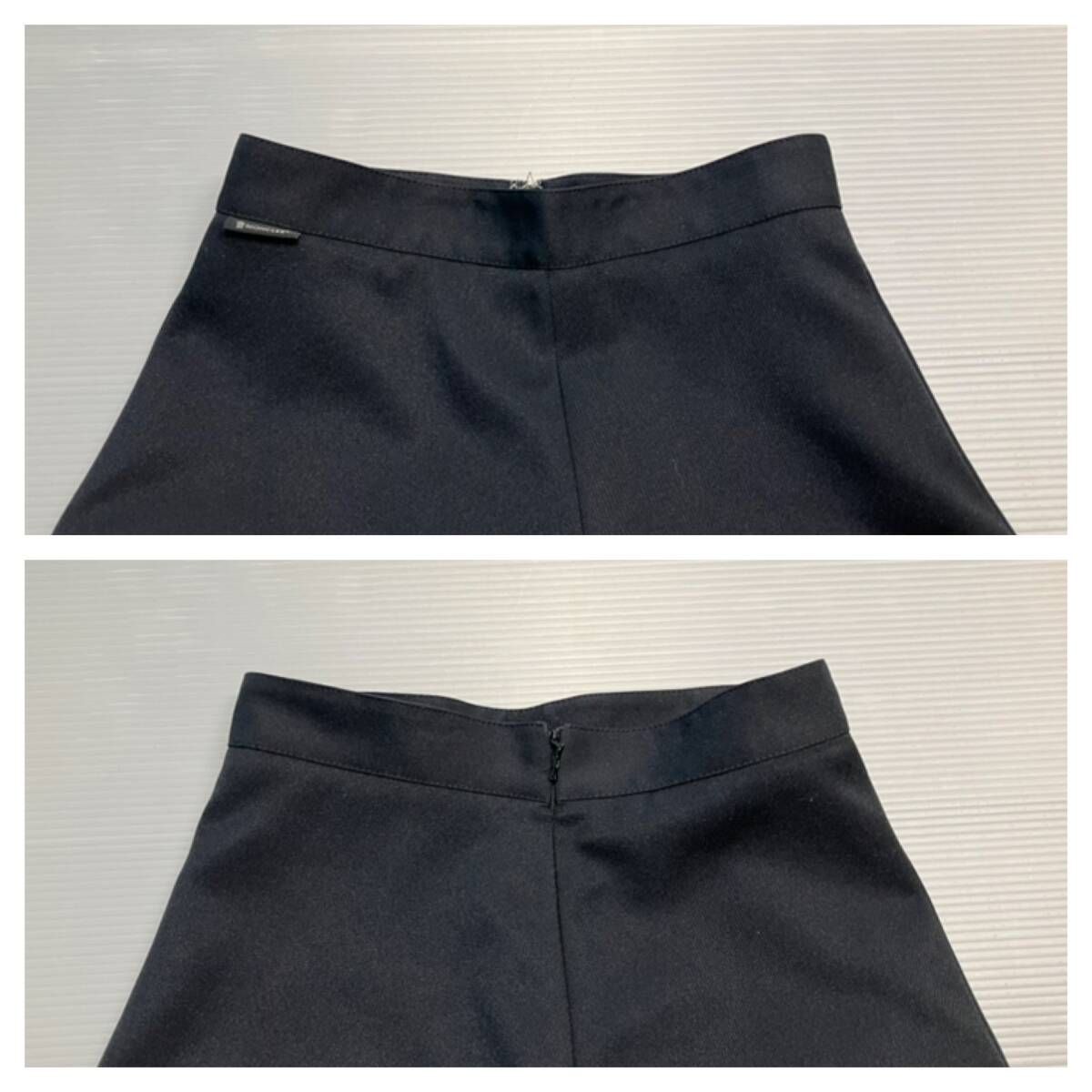 MONCLER GONNA グレーブルー　キルティングスカート　40 Ｍ MONCLER GONNA グレーブルー キルティングスカート 40 M T