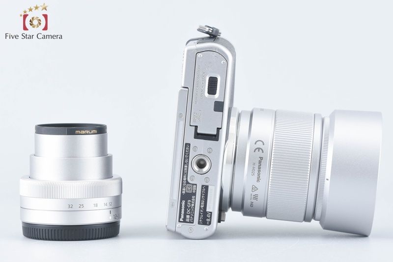 中古】Panasonic パナソニック LUMIX G DC-GF9W シルバー ダブルレンズ 