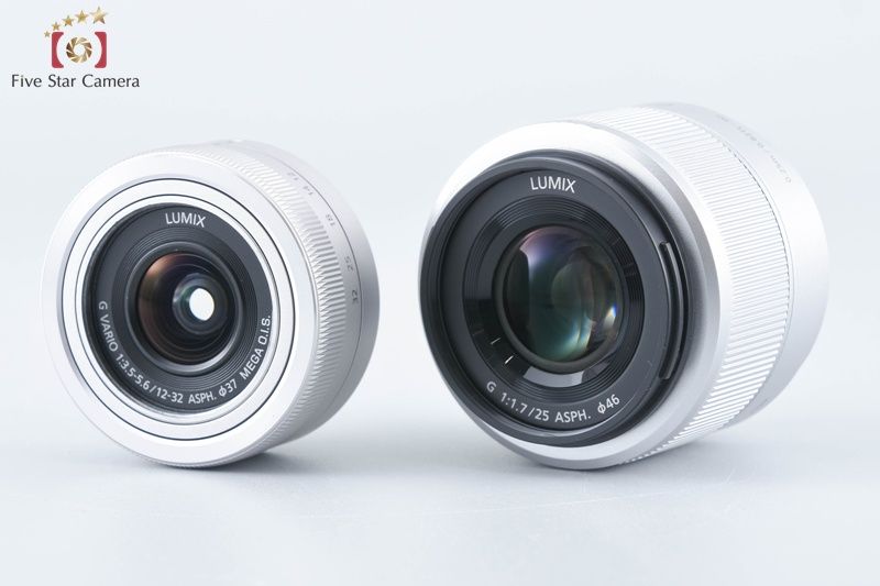 中古】Panasonic パナソニック LUMIX G DC-GF9W シルバー ダブルレンズ 