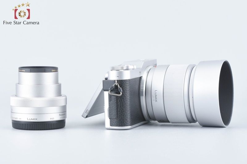 中古】Panasonic パナソニック LUMIX G DC-GF9W シルバー ダブルレンズ 