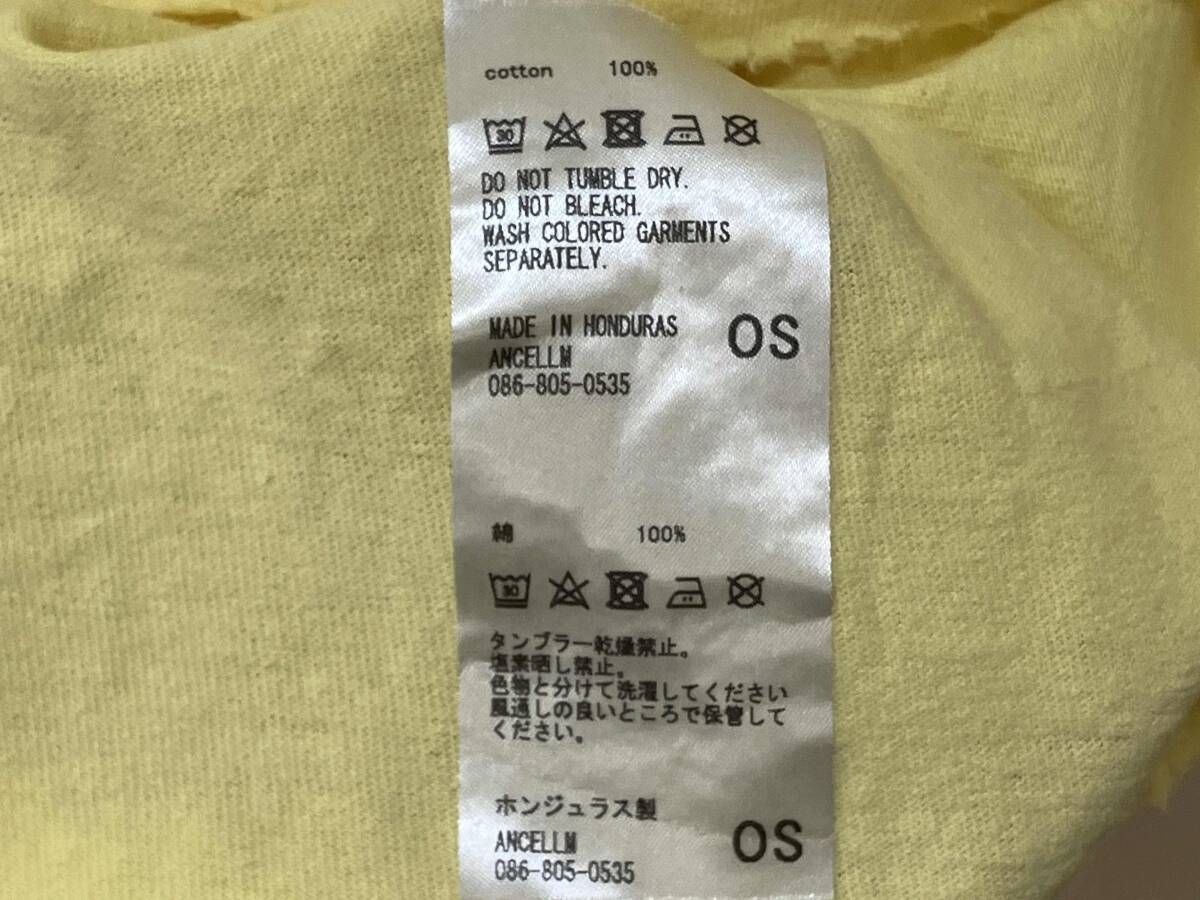 ANCELLM アンセルム DYED DAMEGE FLOWER PT LS T-SHIRT 長袖Tシャツ 