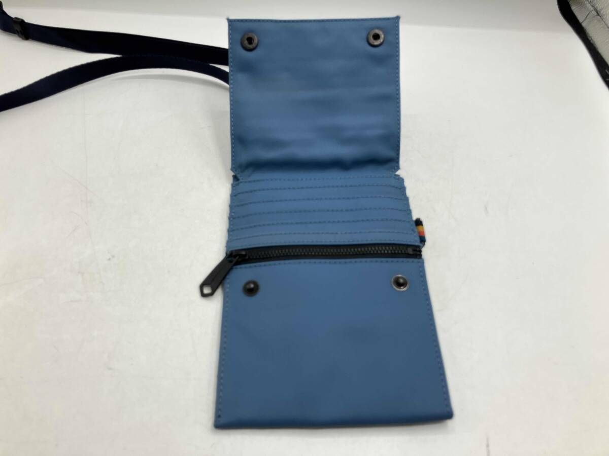 PAUL SMITH ポールスミス ブランデッドウェビングスマホショルダー