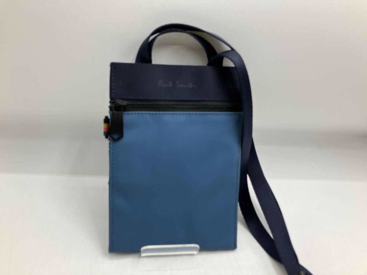 PAUL SMITH ポールスミス ブランデッドウェビングスマホショルダー
