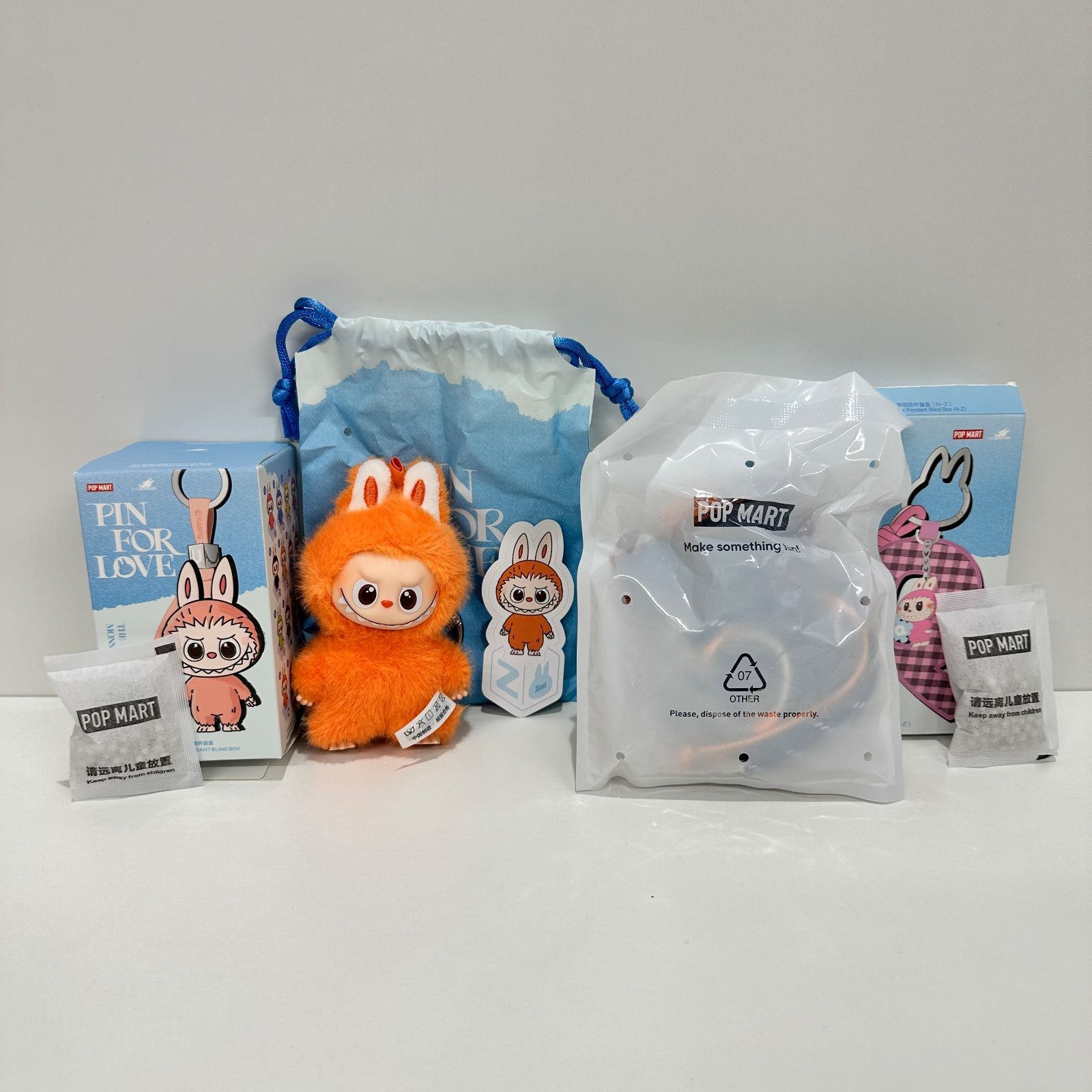 ラブブ ピンフォーラブ イニシャル Z ペンダント&チャームセット